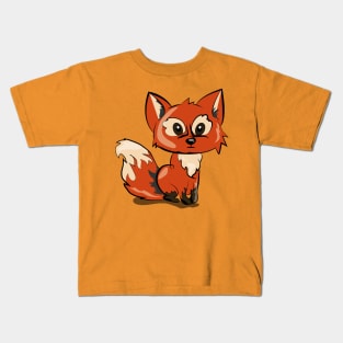 Cartoonish Fox Kids T-Shirt